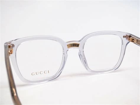 authentic gucci glasses|gucci transparent eyeglasses.